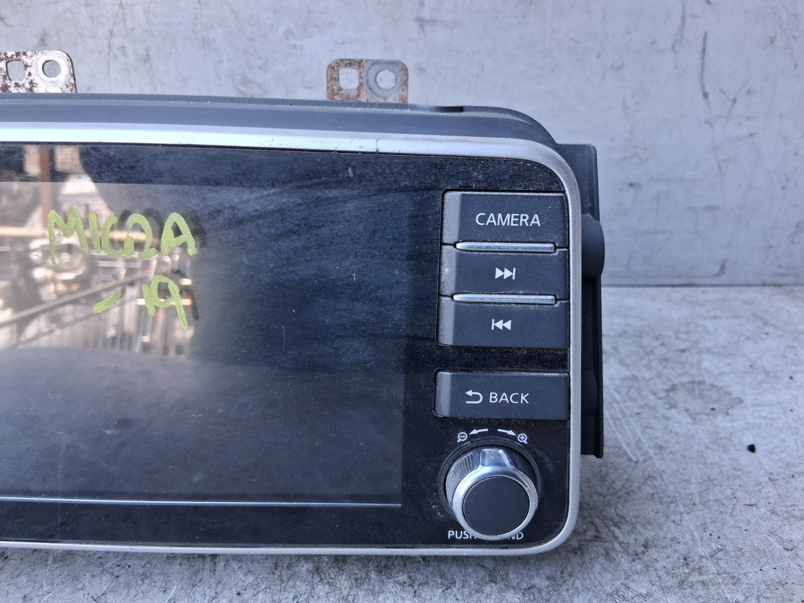 2019 NISSAN MICRA K14 MULTIMEDIA DISPLAY RADIO SAT NAV HEAD UNIT 259155FA5A