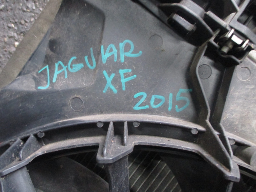 JAGUAR XF X250 2015 2.2 DIESEL RADIATOR FAN PACK CX238C607AD RP 29
