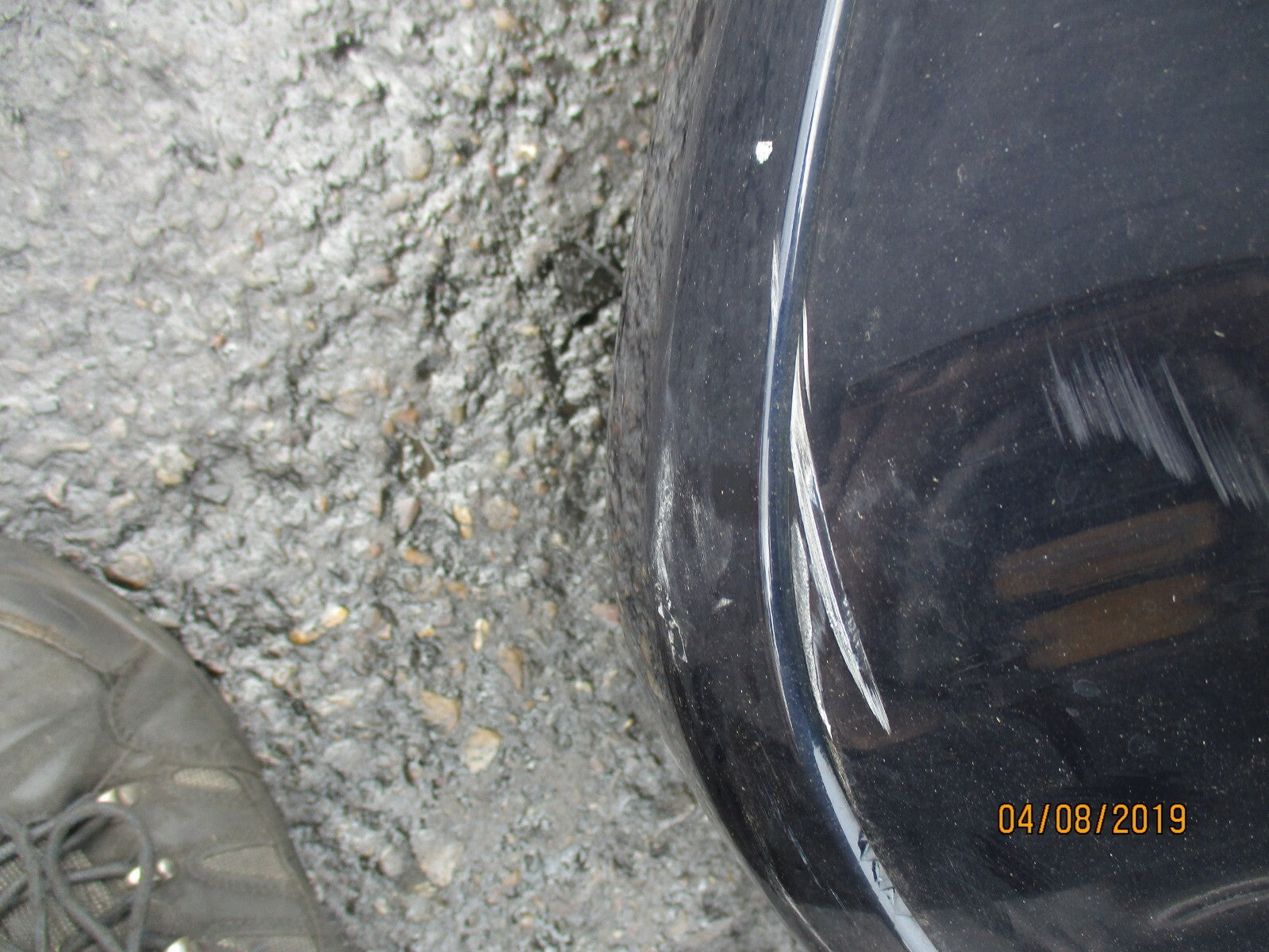 MERCEDES C CLASS W203 REAR COMPLETE BUMPER DARK BLUE 359