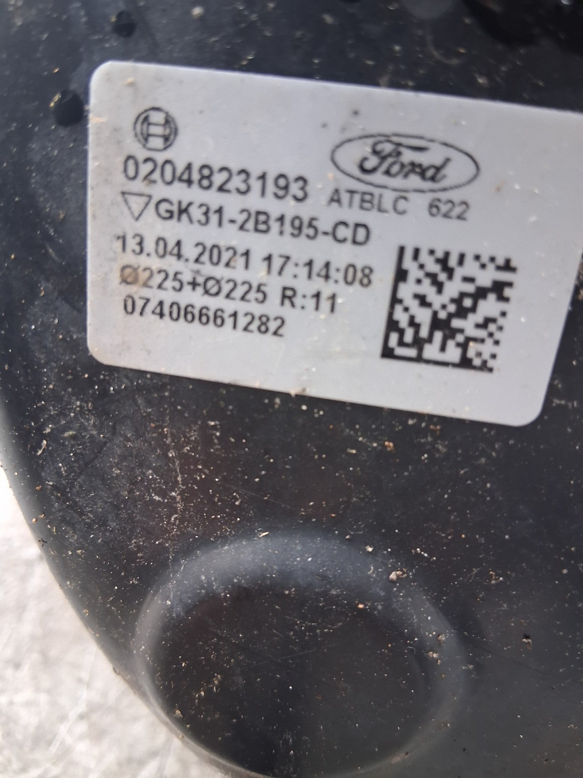 2021 FORD TRANSIT 350 MK8 2.0 DIESEL BRAKE MASTER CYLINDER SERVO GK312B195CD
