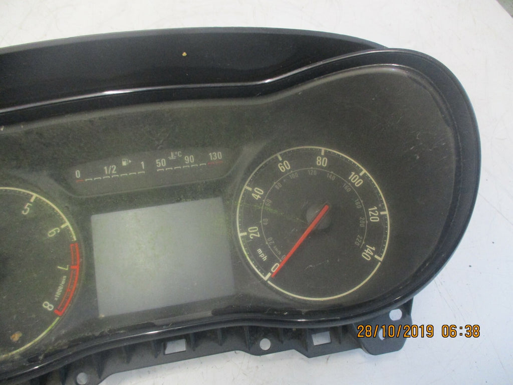 VAUXHALL CORSA E 1.4 PETROL SPEEDO CLOCKS  DIALS INSTRUMENT CLUSTER 367030224