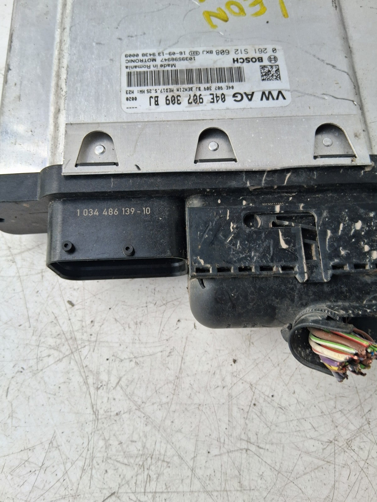 SEAT LEON 2017 MK3 ENGINE CONTROL UNIT ECU 04E907309BJ