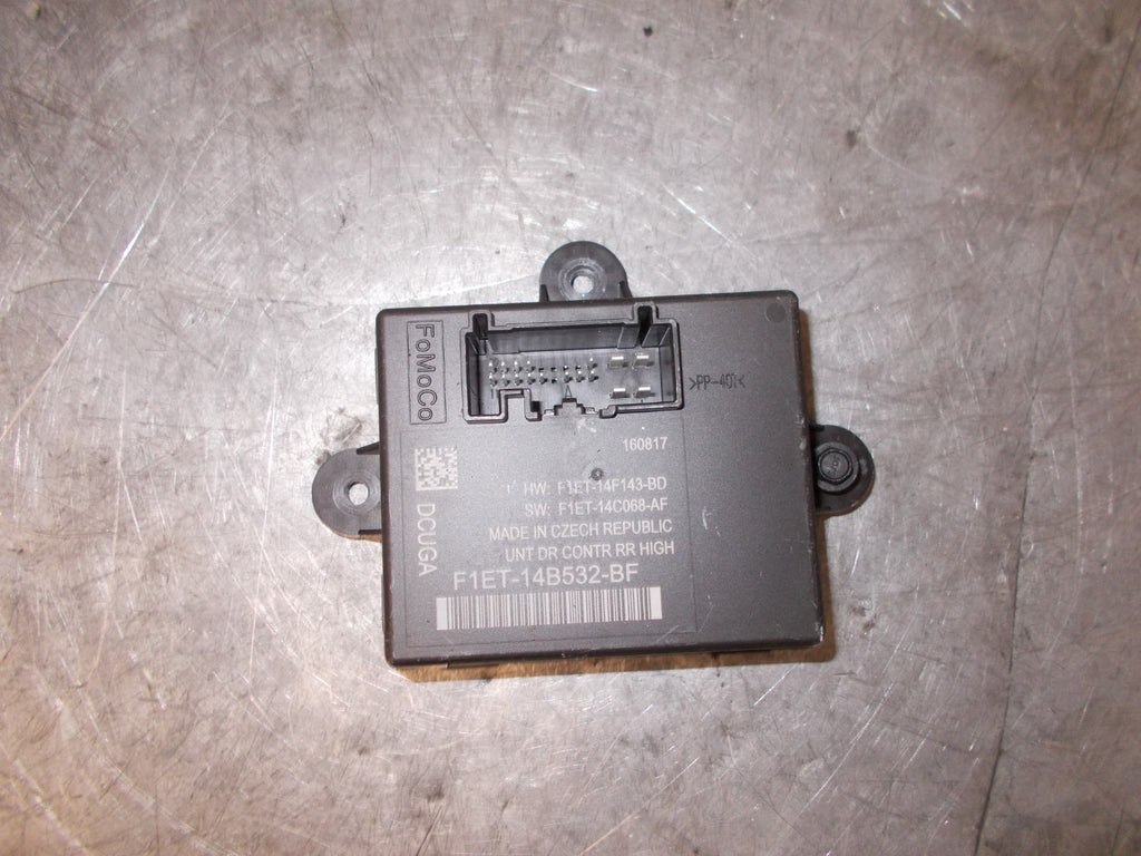 FORD FOCUS 2017 MK3 NS DRIVER SIDE DOOR LOCKING MODULE F1ET14B532BF