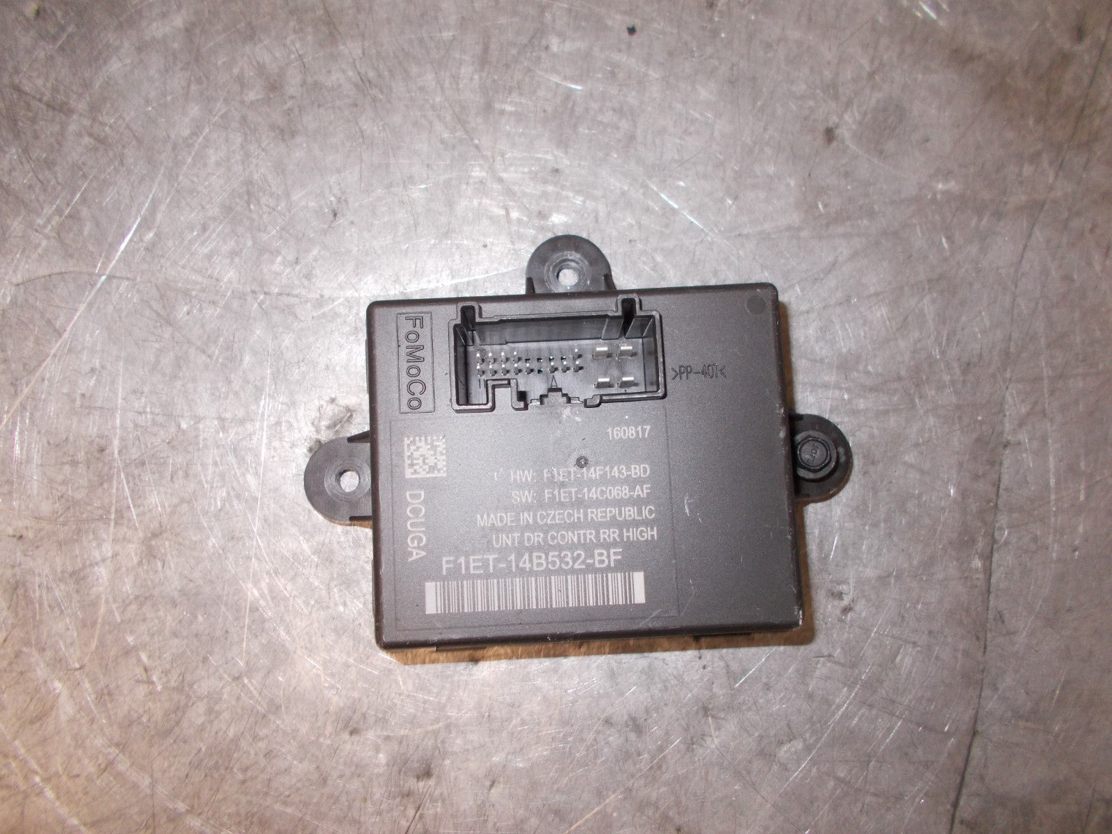 FORD FOCUS 2017 MK3 NS DRIVER SIDE DOOR LOCKING MODULE F1ET14B532BF