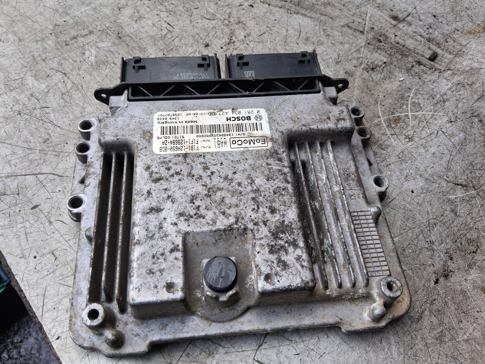 2017 FORD FIESTA MK7 ECU ENGINE CONTROL UNIT F1B112A650BDB