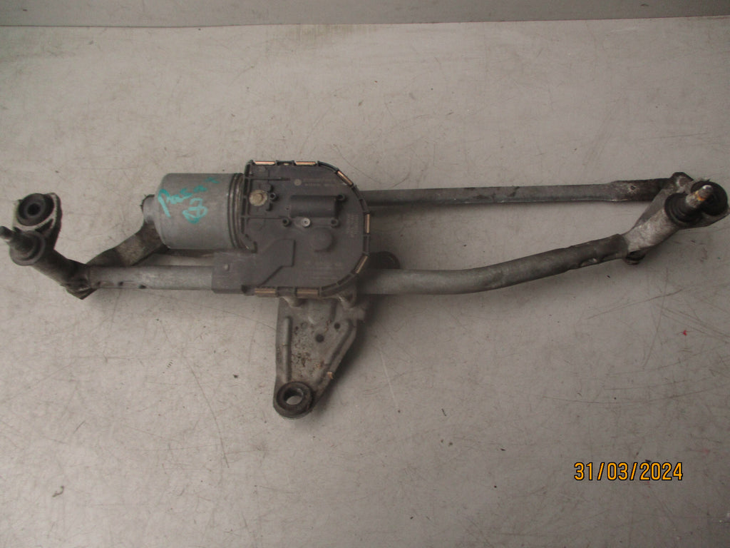 2008 VOLKSWAGEN PASSAT 2.0 DIESEL FRONT WIPER MOTOR & LINKAGE 3397020964
