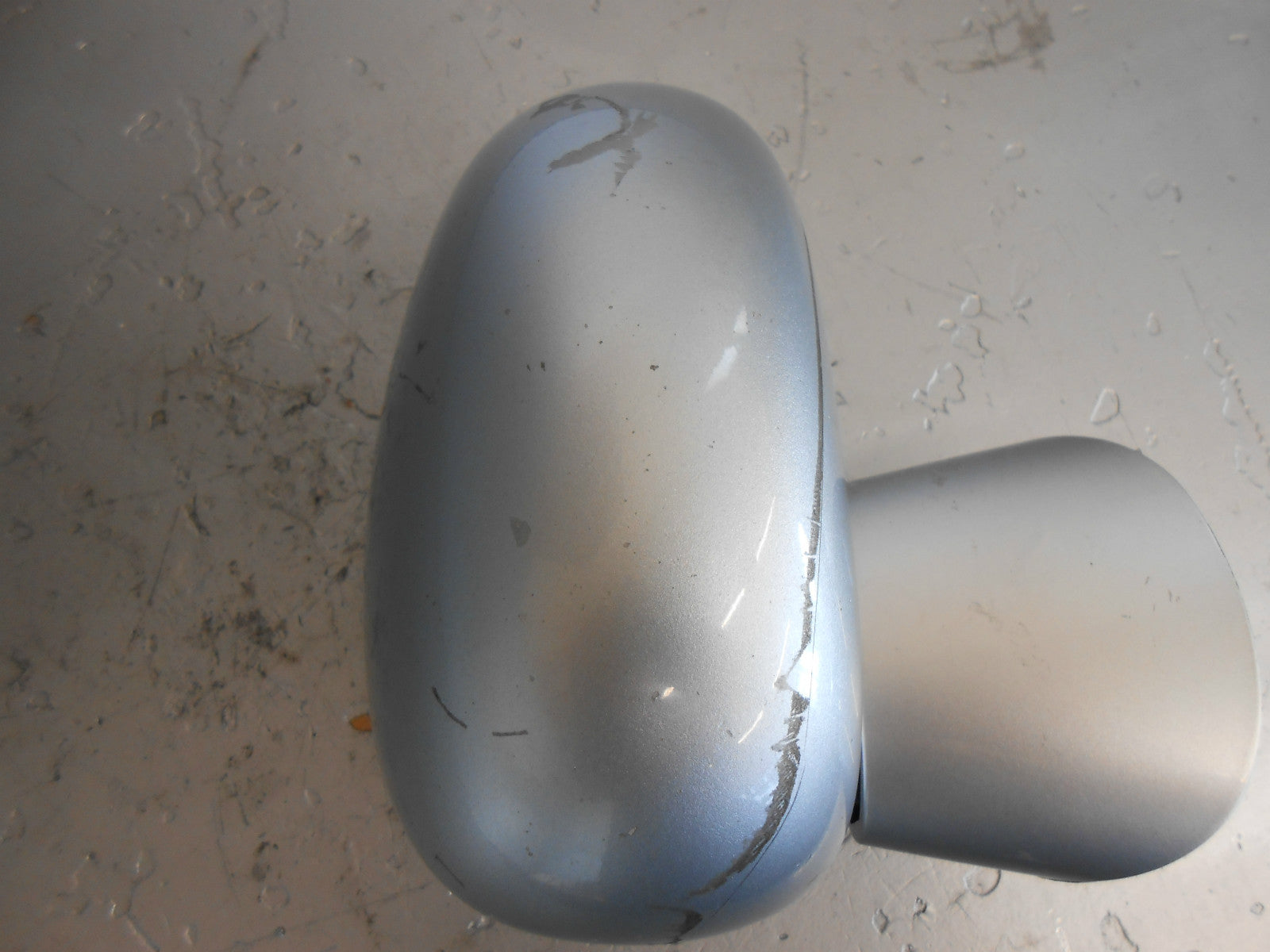 AUDI TT 8N 2001 NS PASSENGER SIDE ELECTRIC DOOR WING MIRROR SILVER LY7W