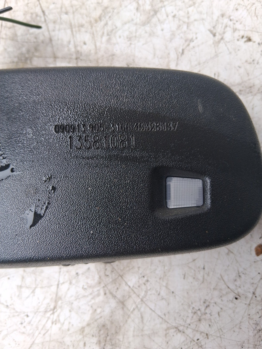 2013 VAUXHALL ASTRA J INNER REAR VIEW INTERIOR CENTRE MIRROR 13581081