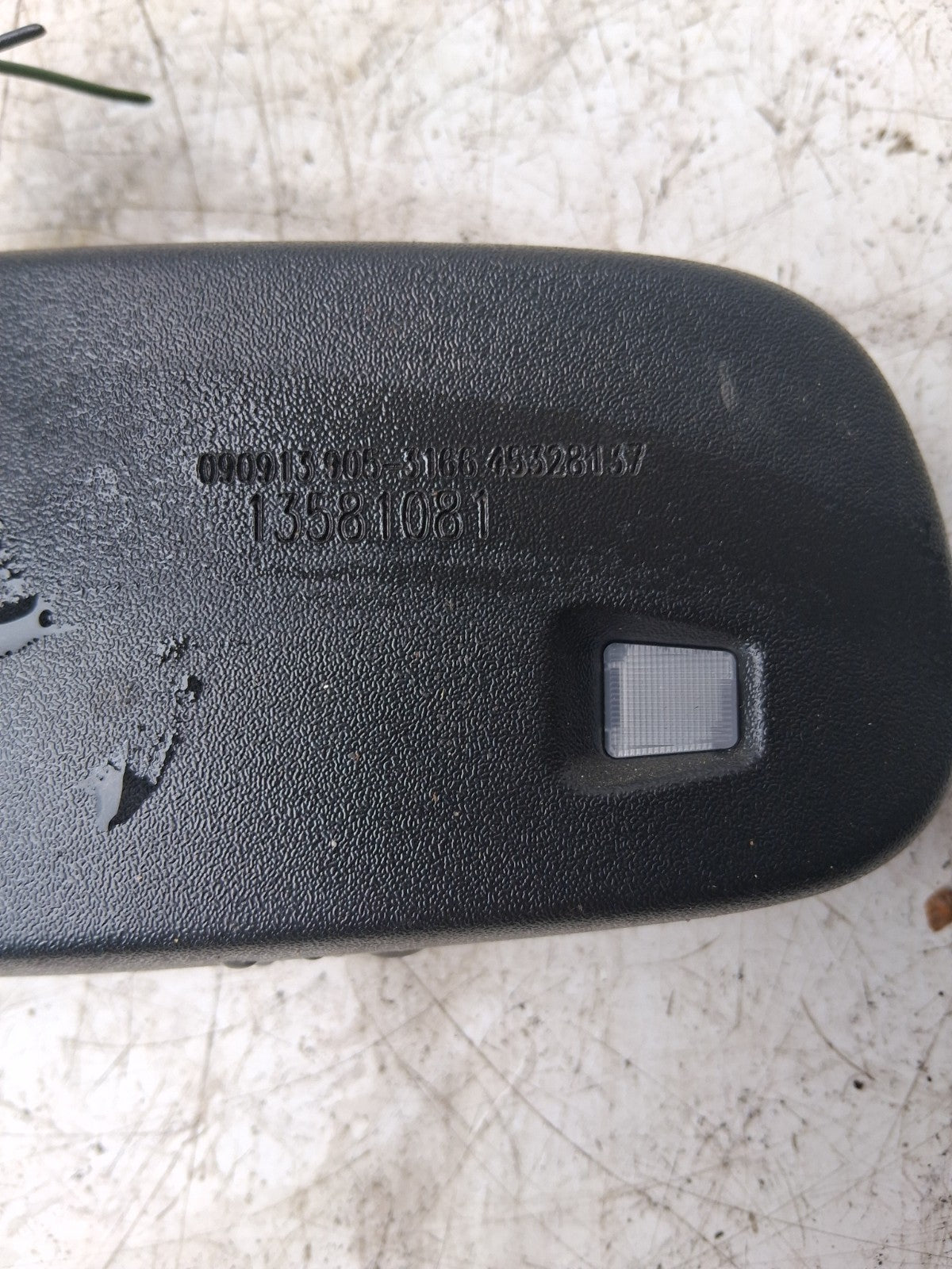 2013 VAUXHALL ASTRA J INNER REAR VIEW INTERIOR CENTRE MIRROR 13581081