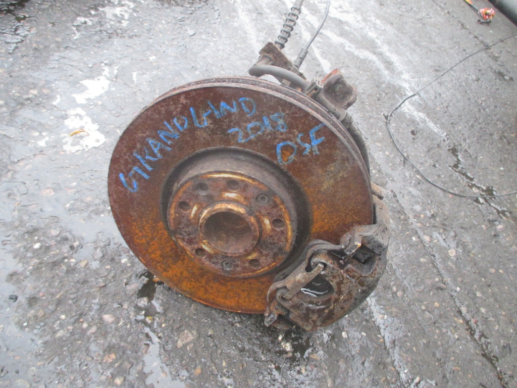VAUXHALL GRANDLAND X 2018 1.6 DIESEL OSF DRIVER SIDE FRONT HUB CALIPER