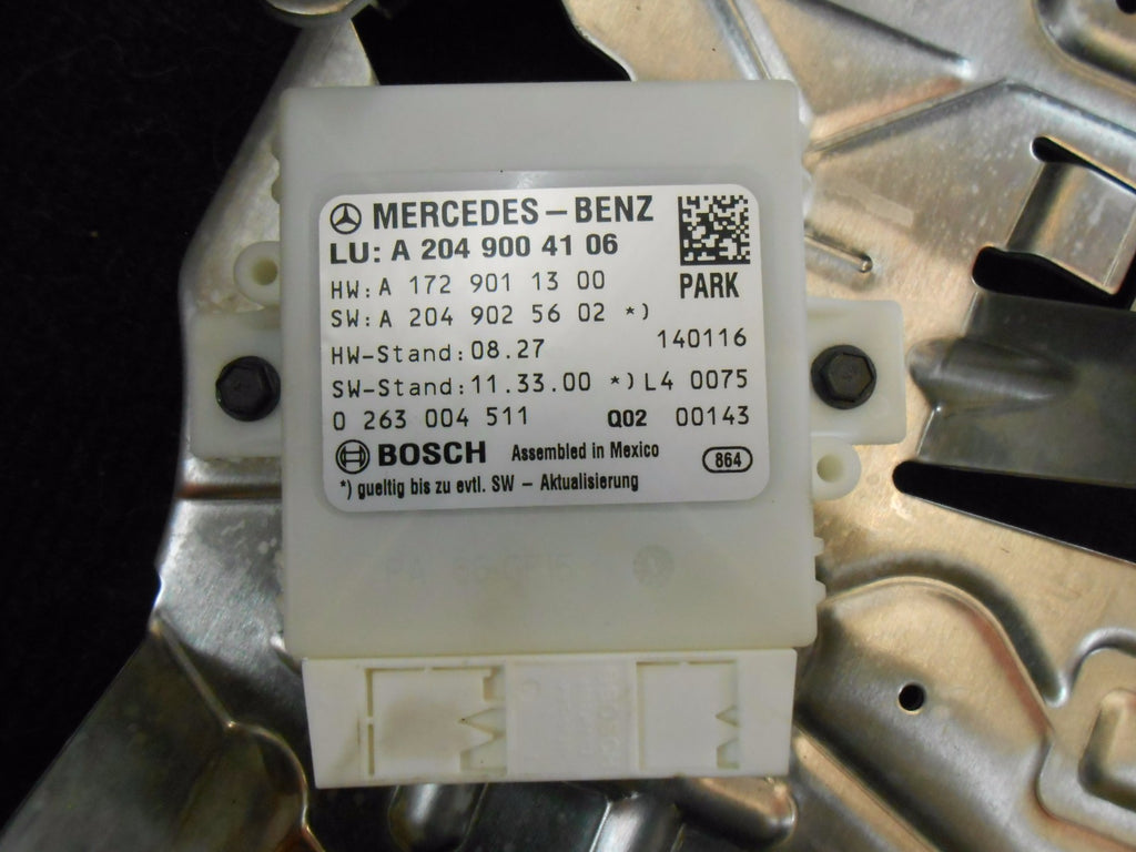 MERCEDES C CLASS S204 2013 NS PASSNEGER SIDE FLOOR PANEL & PDC PARKING ECU
