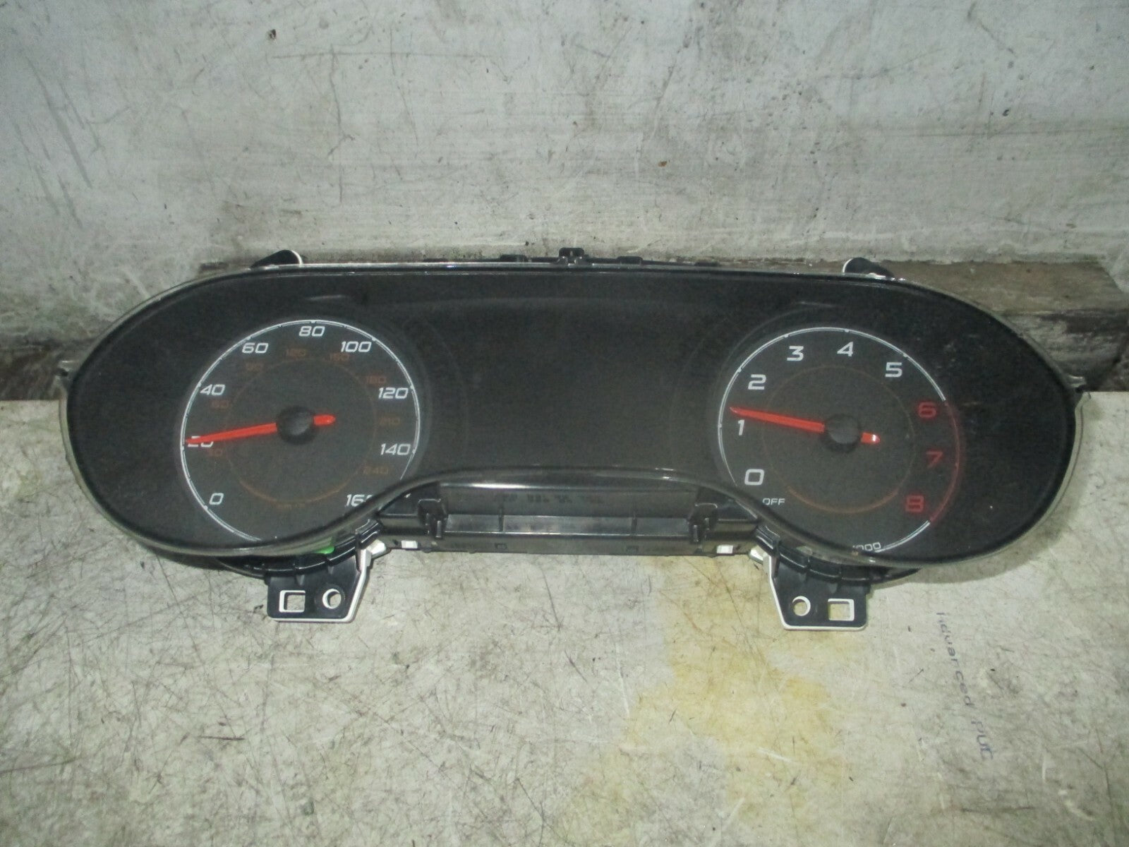 FIAT TIPO 2017 1.4 PETROL SPEEDOMETER INSTRUMENT CLUSTER 00520783010
