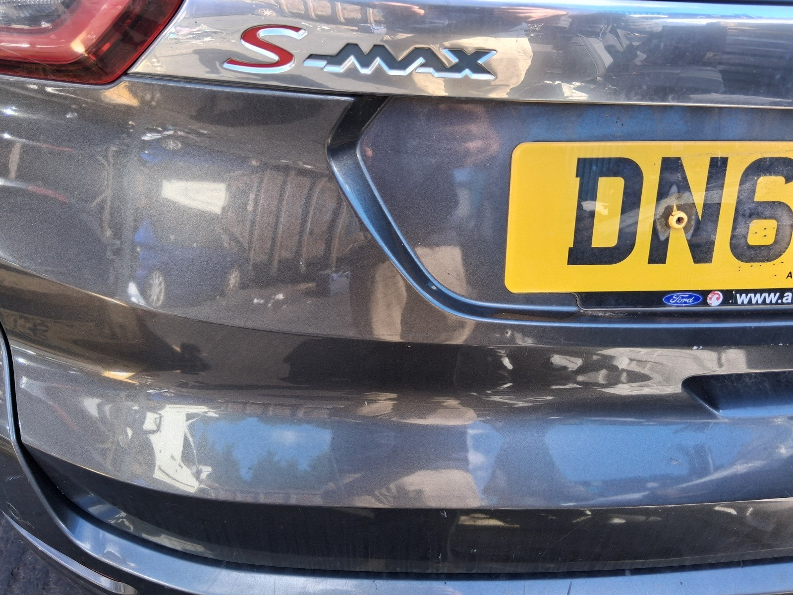 2017 FORD S MAX MK2 REAR BARE TAILGATE BOOTLID GREY