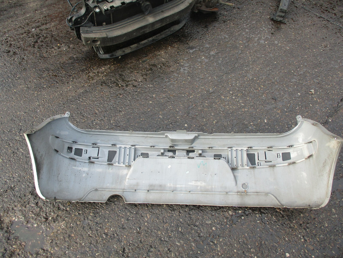 PEUGEOT 1007 2006 REAR BUMPER SILVER 9646177377