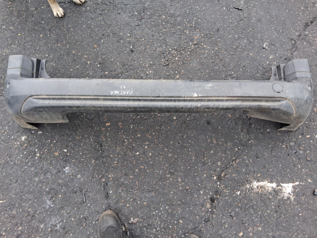2021 PEUGEOT PARTNER K9 MK3 REAR COMPLETE BUMPER BLACK