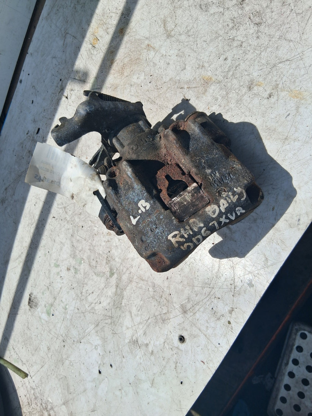 2015 IVECO DAILY MK5 OSR DRIVER SIDE REAR RIGHT BRAKE CALIPER