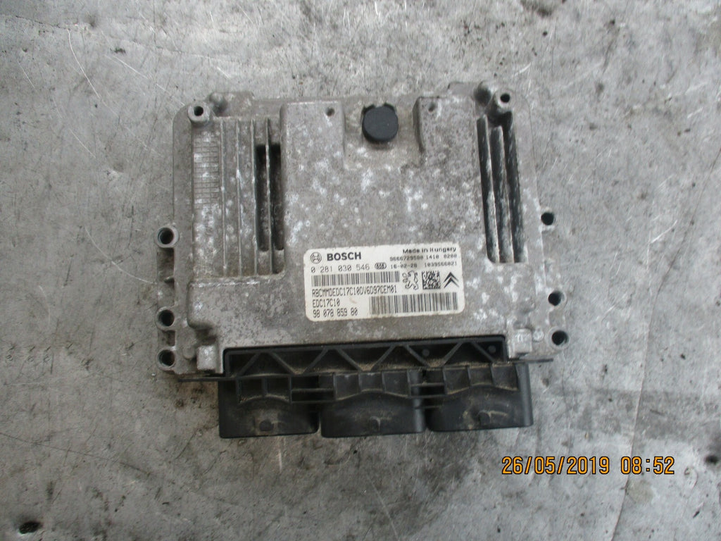 PEUGEOT EXPERT MK2 1.6 HDI ENGINE CONTROL UNIT ECU 9807885980
