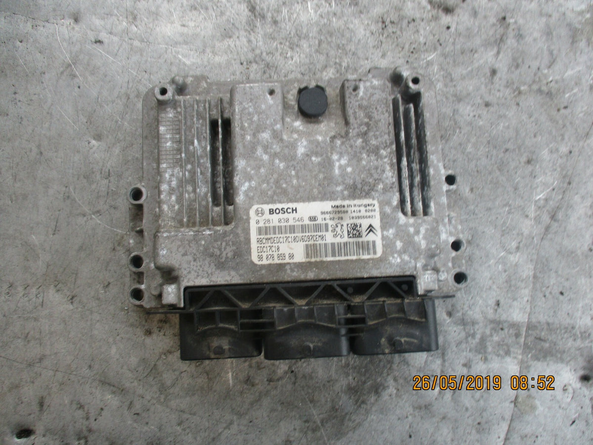 PEUGEOT EXPERT MK2 1.6 HDI ENGINE CONTROL UNIT ECU 9807885980