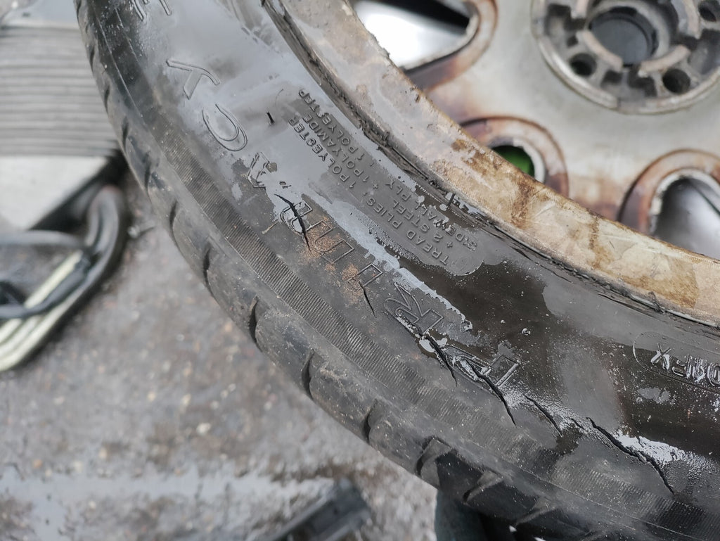2009 JAGUAR XF X250 18 INCH ALLOY WHEEL WITH TYRE 245/45R18 REF 3