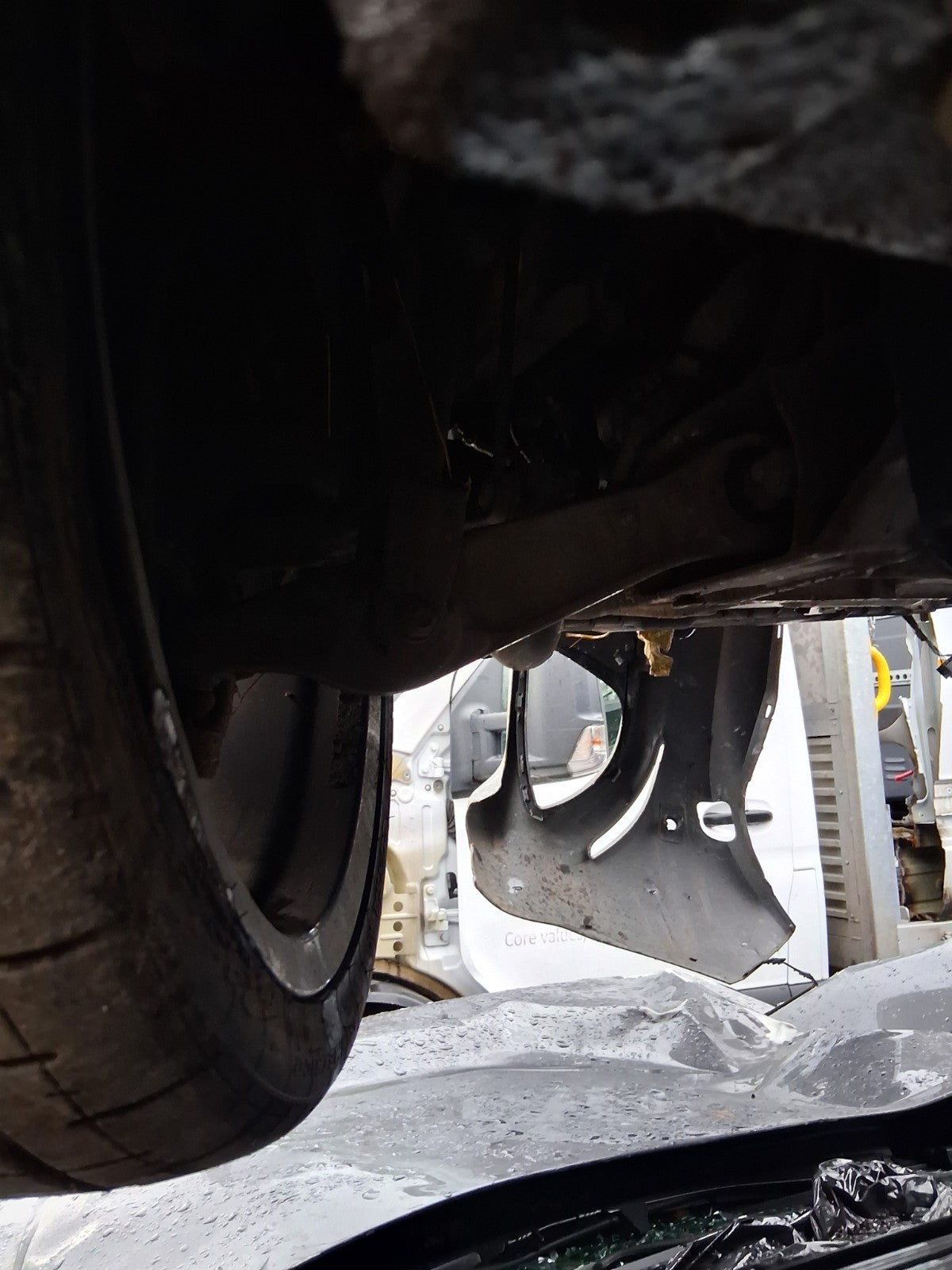 2018 ALFA ROMEO GIULIA 952 QUADRIFOGLIO NSF PASSENGER SIDE LEG SHOCK ABSORBER