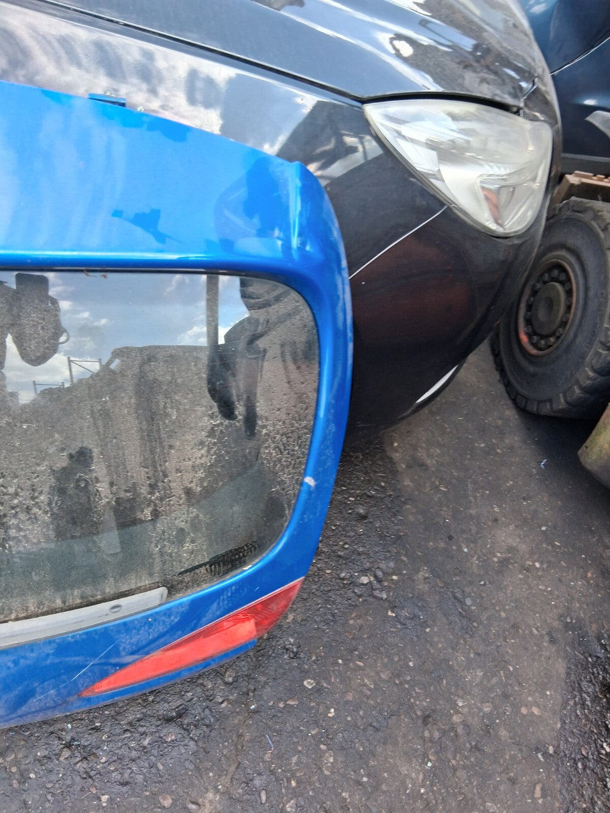 2008 SEAT LEON CUPRA MK2 REAR HATCHBACK BOOTLID TAILGATE COMPLETE BLUE LZ5F