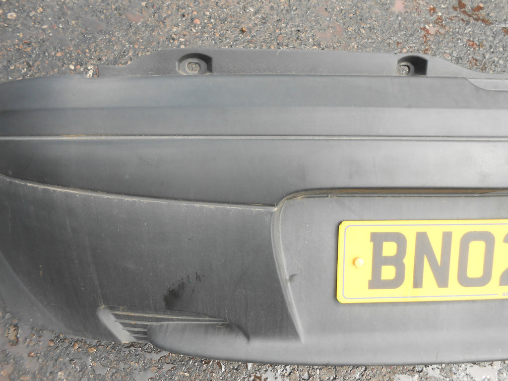 FIAT PUNTO 188 MK2 2002 COMPLETE REAR BUMPER BLACK PLASTIC