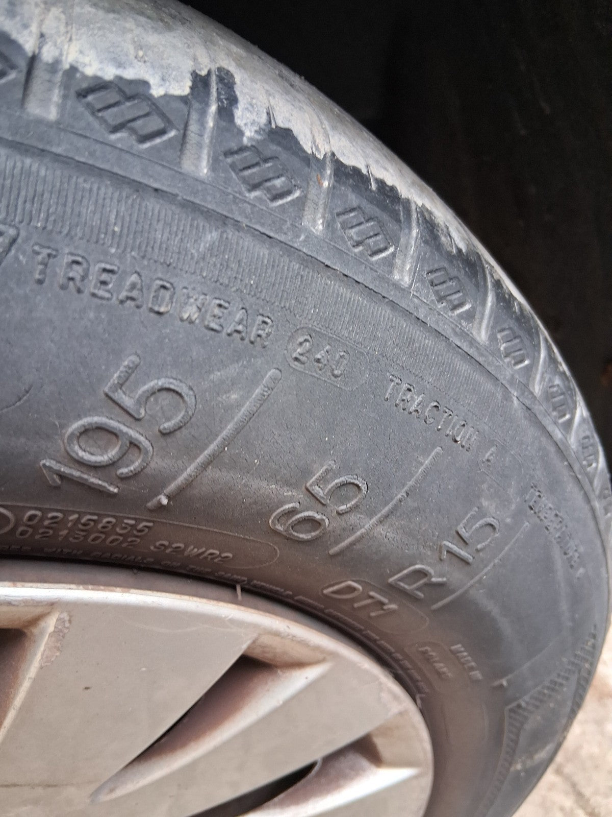 2017 CITROEN BERLINGO MK2 15 INCH STEEL WHEEL WITH TYRE 195/65R15