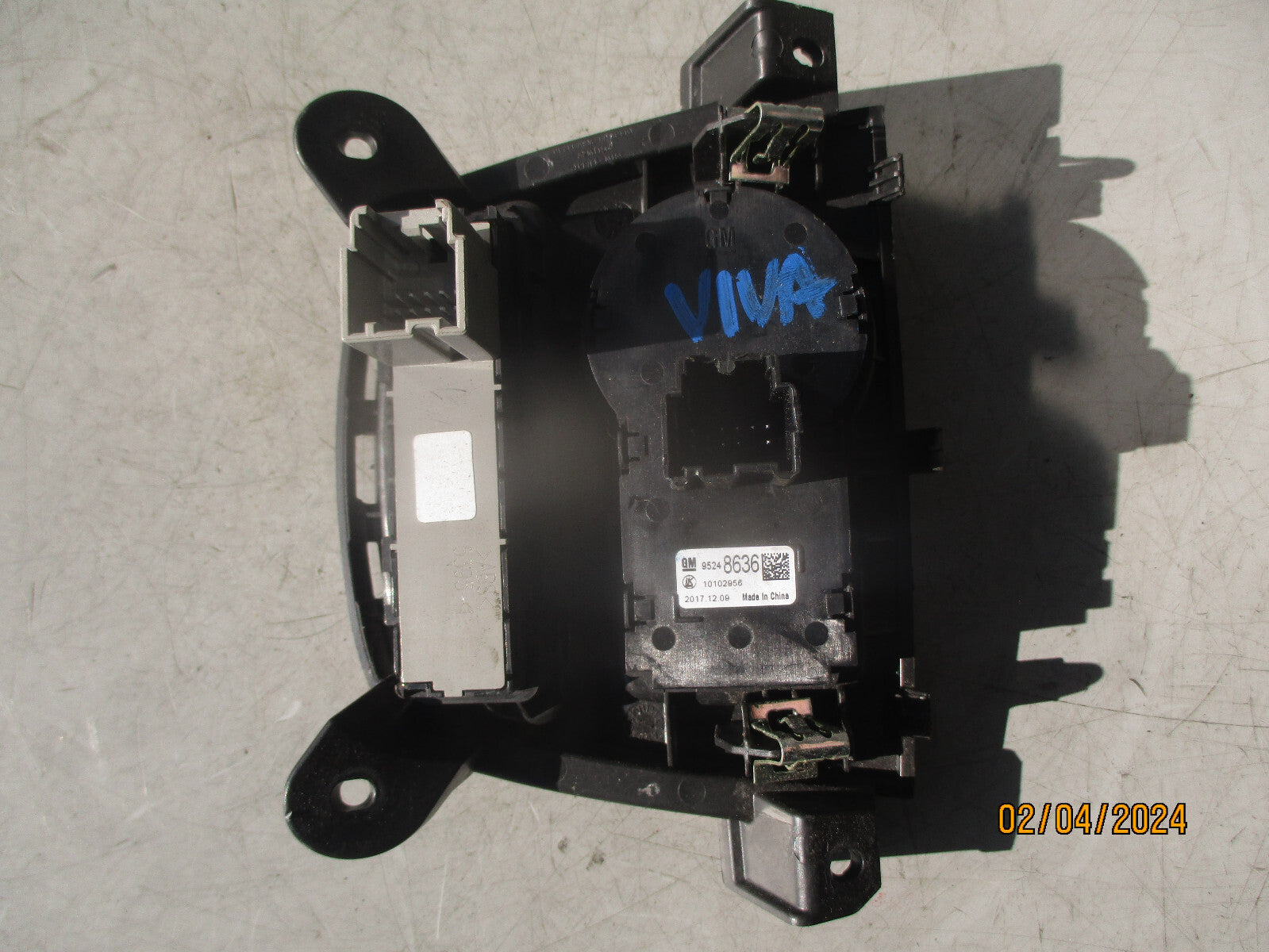 2017 VAUXHALL VIVA HEADLAMP HEADLIGHT & FOG LIGHT SWITCH 95248636