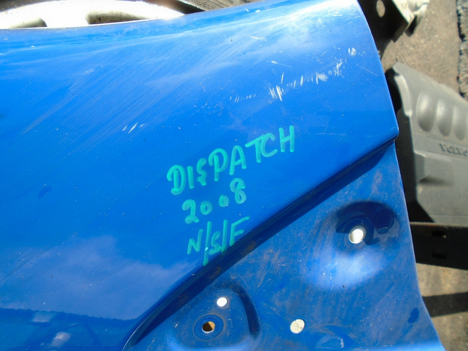 CITROEN DISPATCH 2008 MK2 NSF FRONT PASSENGER SIDE ARCH PANEL BLUE