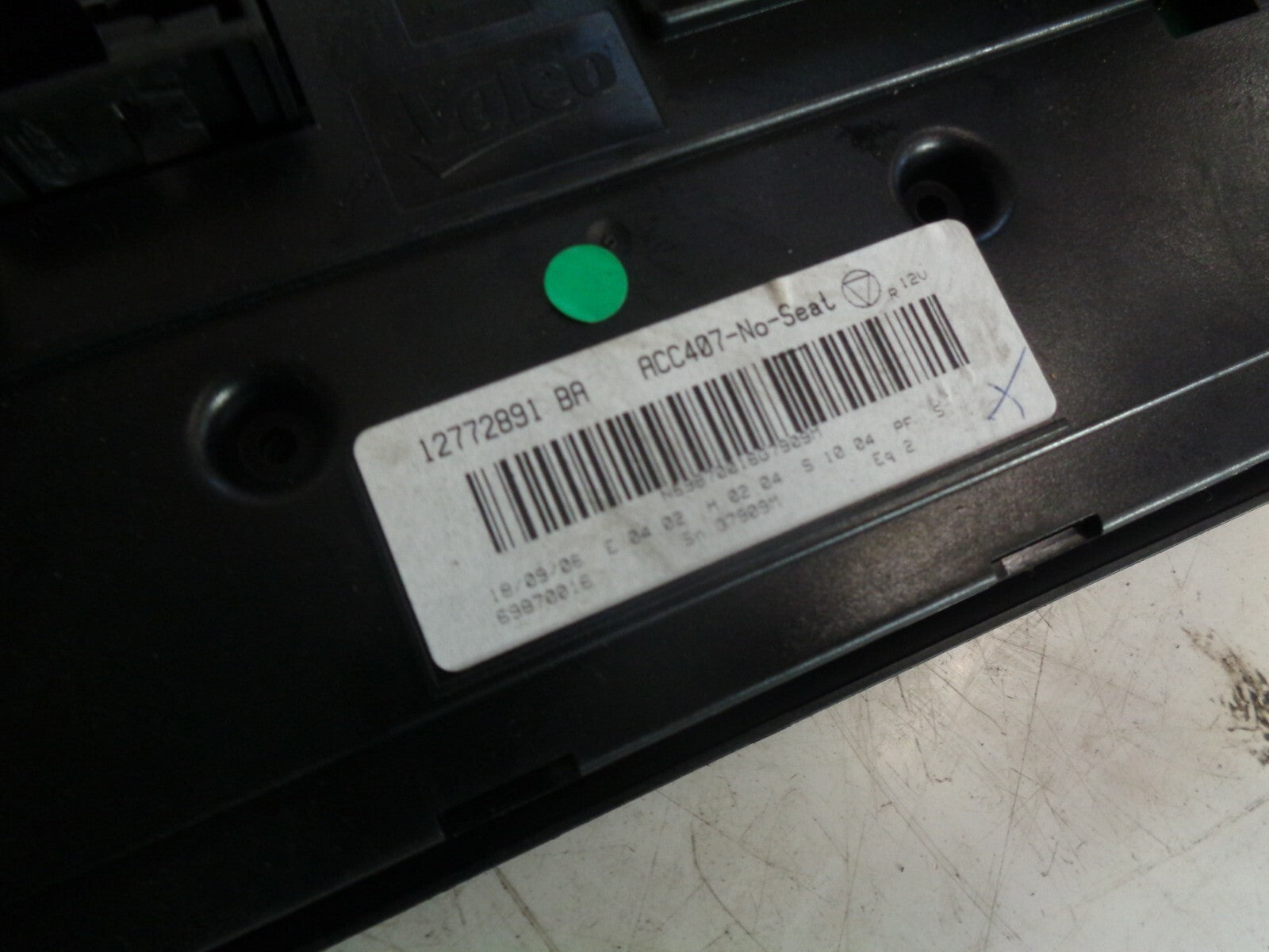 SAAB 9-3 93 2006 HEATER AC CLIMATE CONTROL SWITCH PANEL 12772891