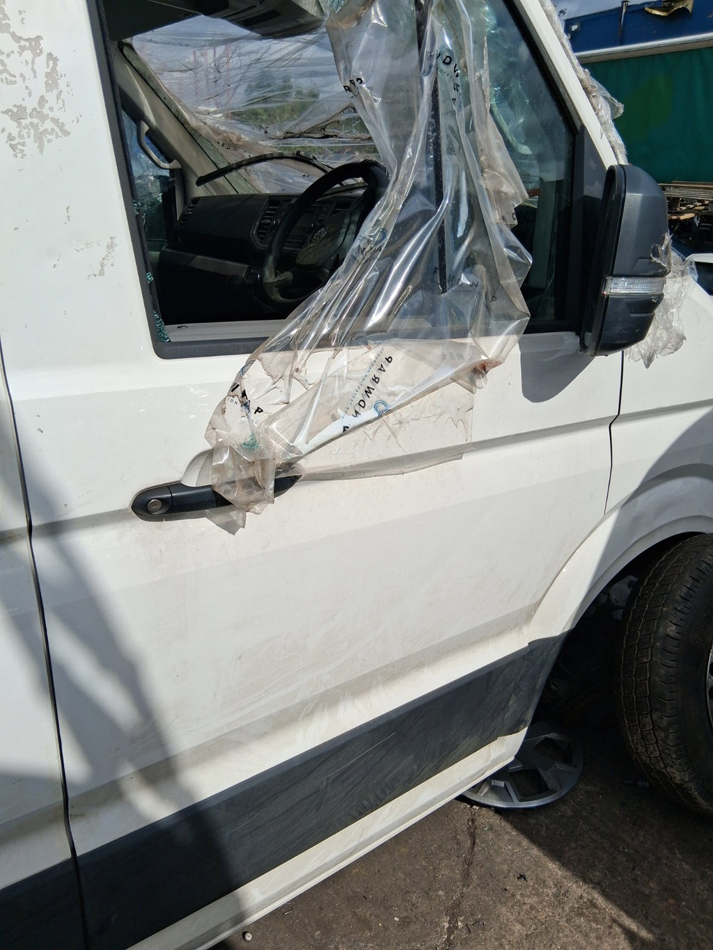 2022 VW VOLKSWAGEN CRAFTER MK2 OSF DRIVER FRONT RIGHT BARE DOOR
