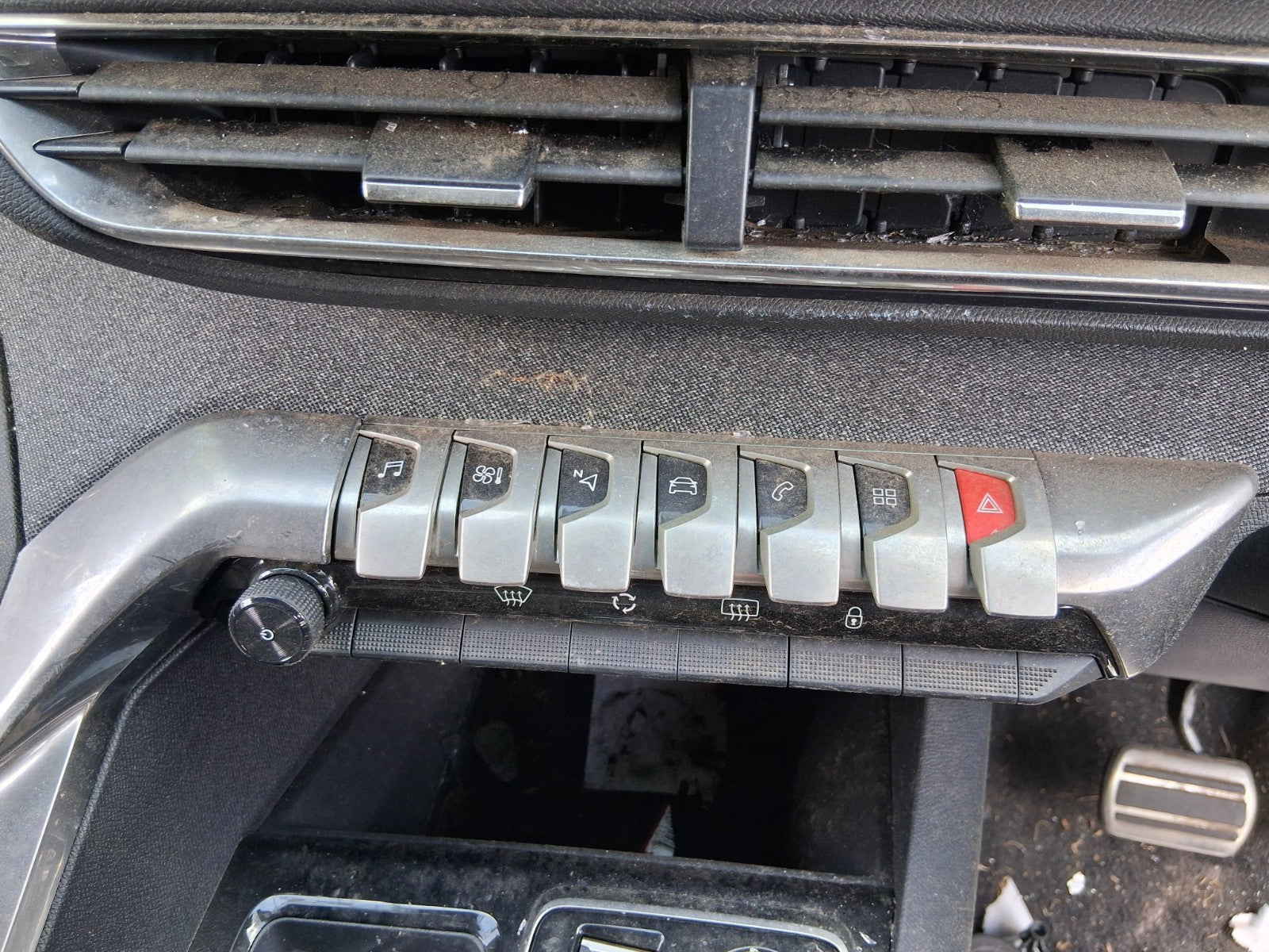 2023 PEUGEOT 5008 MK2 AC HEATER CLIMATE CONTROL SWITCH PANEL