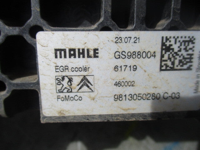 2020 CITROEN BERLINGO MK3 1.5 DIESEL EGR VALVE & COOLER GS988004