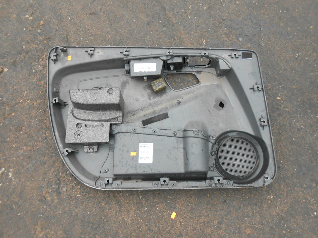 FIAT FIORINO 225 2011 OS DRIVER SIDE GREY PLASTIC DOOR CARD INTERIOR PANEL