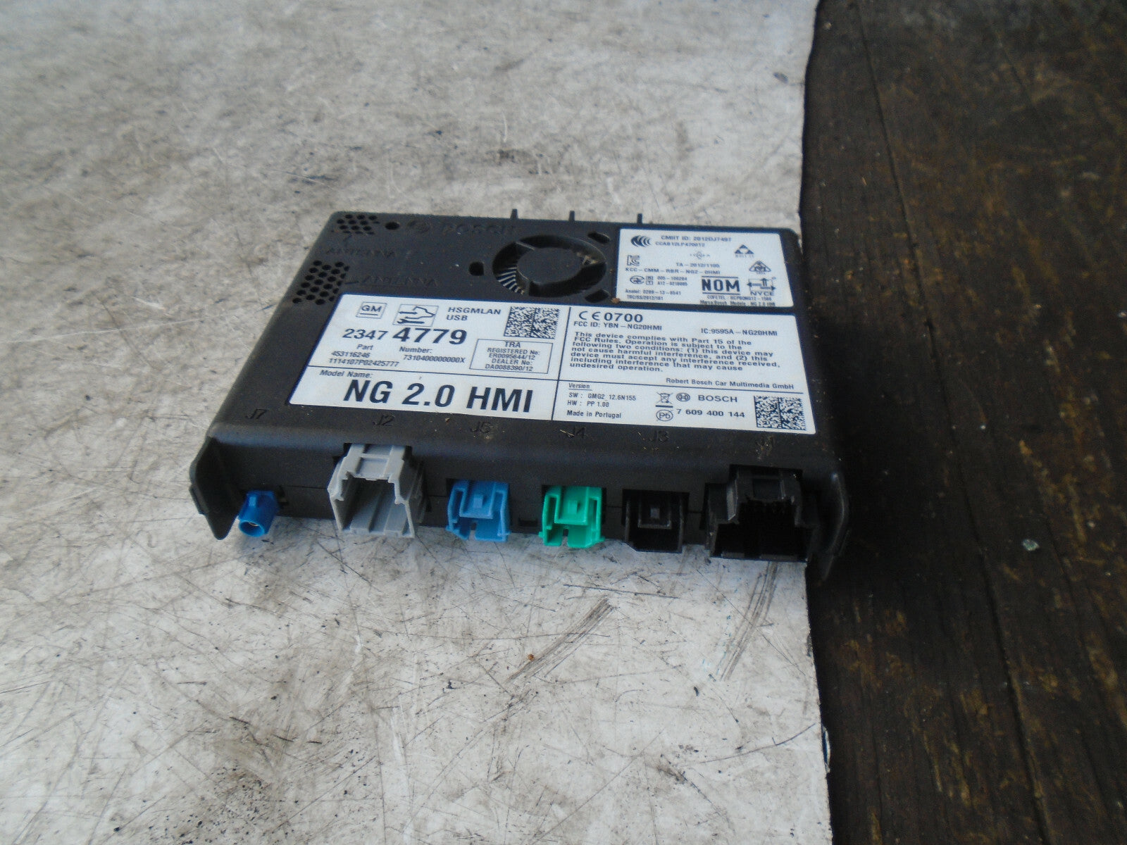 VAUXHALL INSIGNIA A 2014 SAT NAV NAVIGATION ECU MODULE 23474779