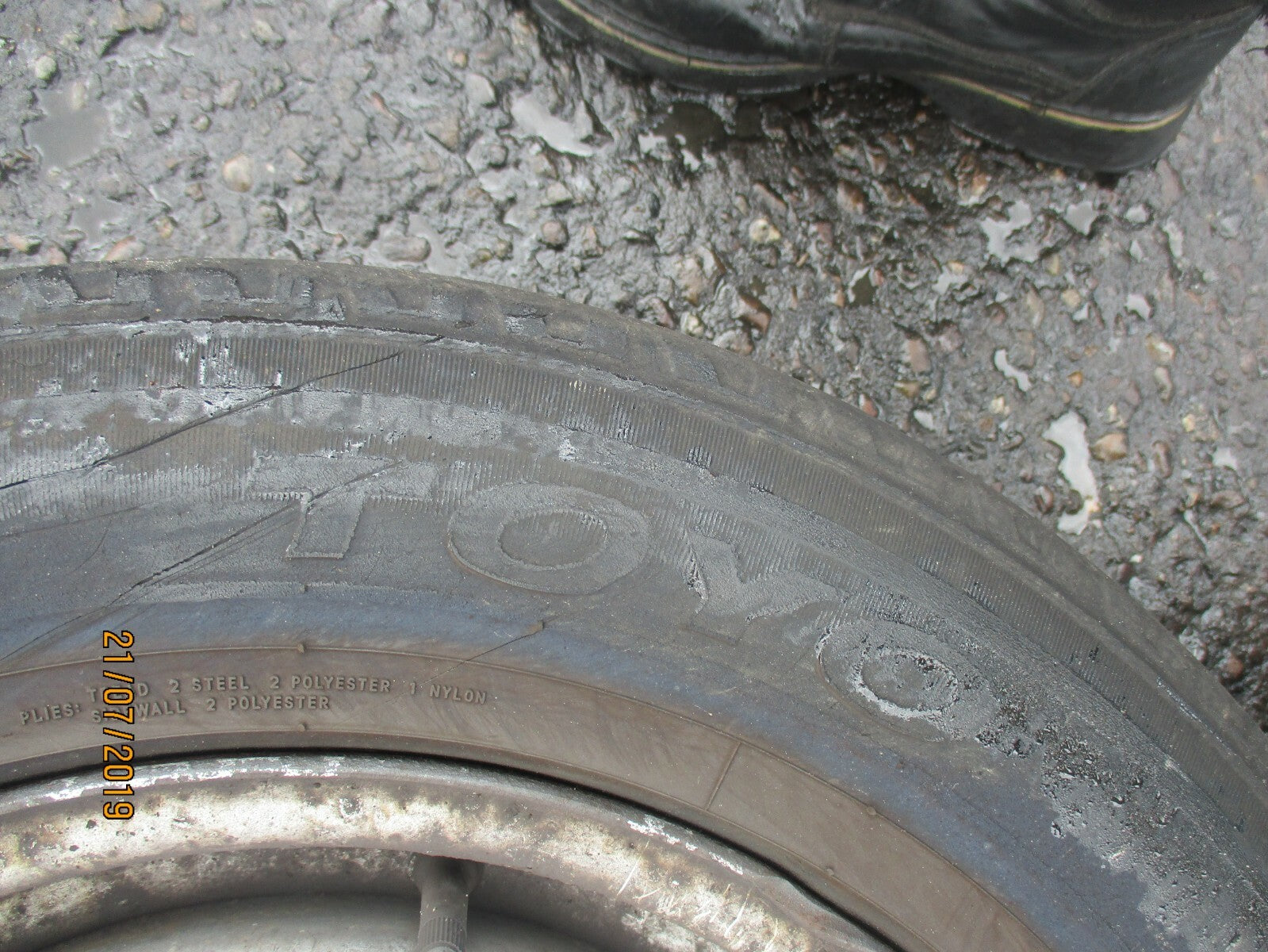 FORD TRANSIT MK7 SPARE STEEL WHEEL & TYRE 5 STUD 15 INCH TOYO 195/70 R15