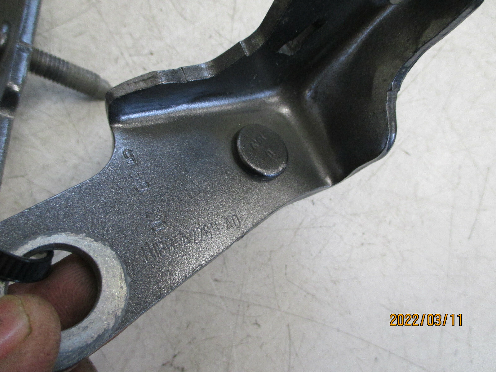 2021 FORD FIESTA MK8 5 DOOR NSF PASSENGER SIDE FRONT DOOR HINGES H1BBA22801AD