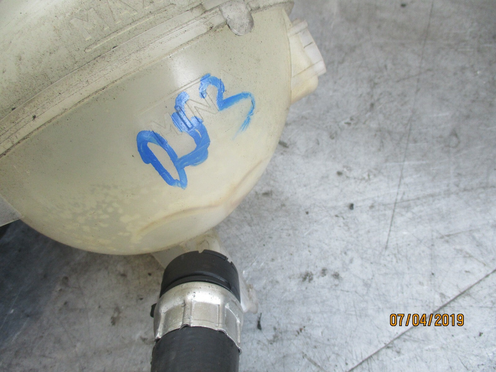 CITROEN DS3 2016 WATER COOLANT EXPANSION TANK 980077728002