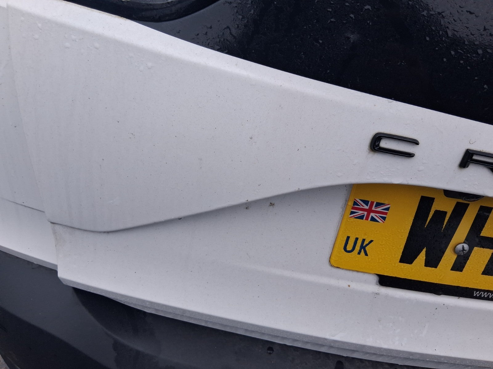2024 VAUXHALL CROSSLAND X BARE TAILGATE BOOTLID WHITE Z42M