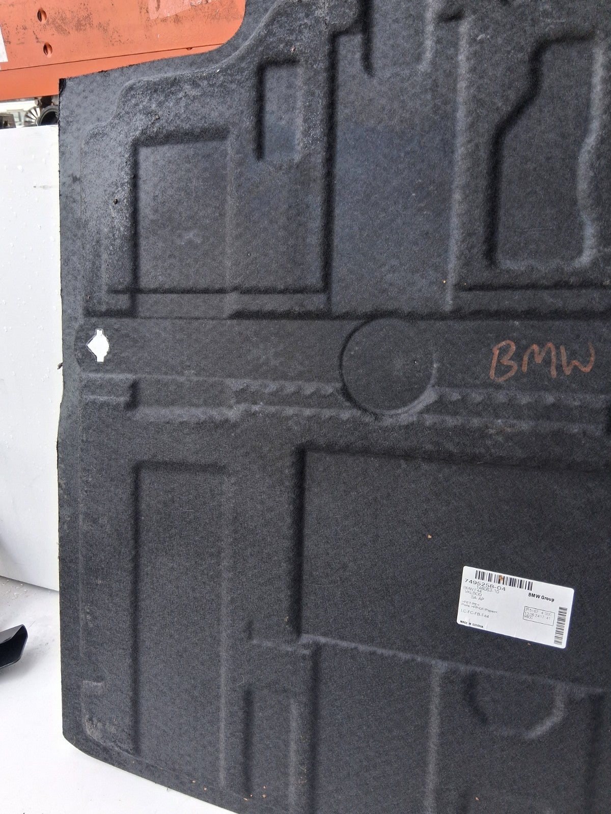 2024 BMW 2 SERIES F44 COUPE REAR REAR BOOT FLOOR LINER CARPET MAT 7495258