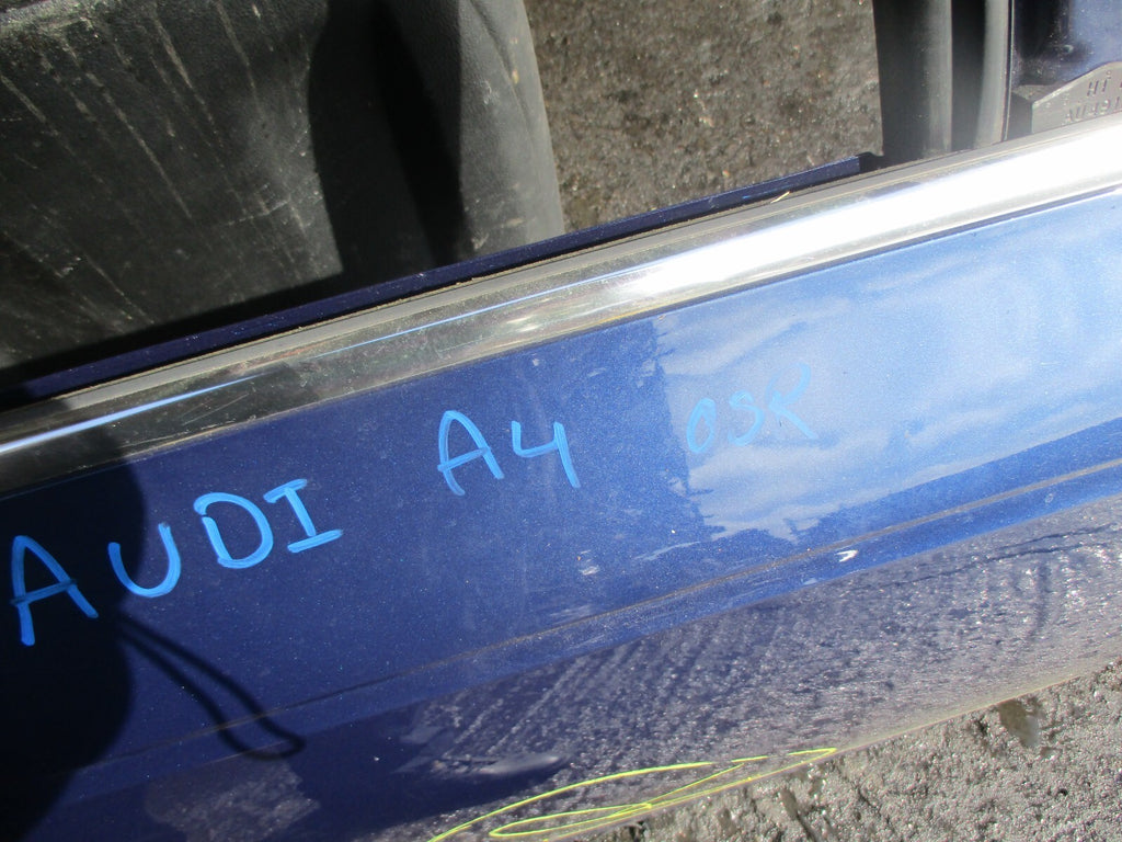 AUDI A4 B9 2017 SALOON OSR DRIVER SIDE REAR DOOR BLUE
