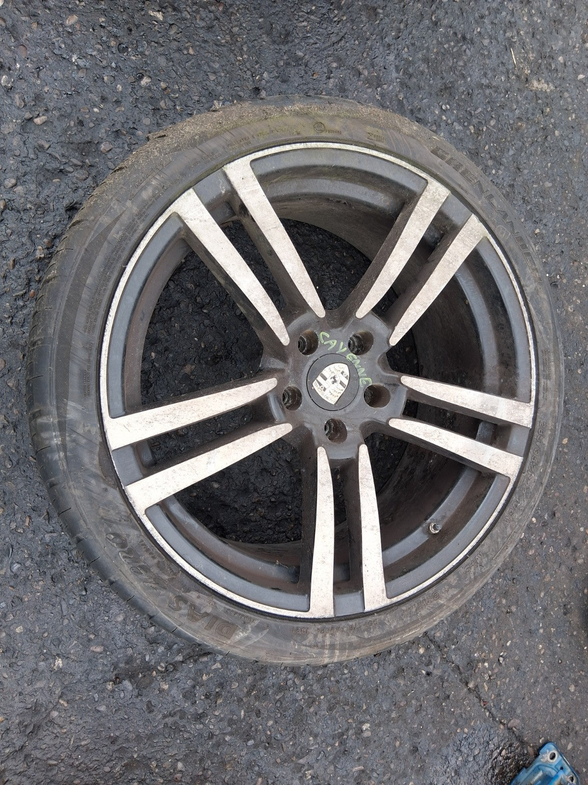 2005 PORSCHE CAYENNE MK1 22 INCH ALLOY WHEEL WITH TYRE 285/35ZR22