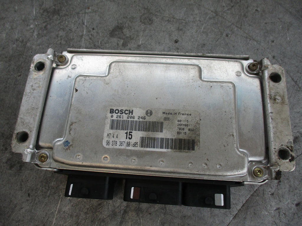 PEUGEOT 206 1.0 PETROL ENGINE CONTROL UNIT ECU 9637838780