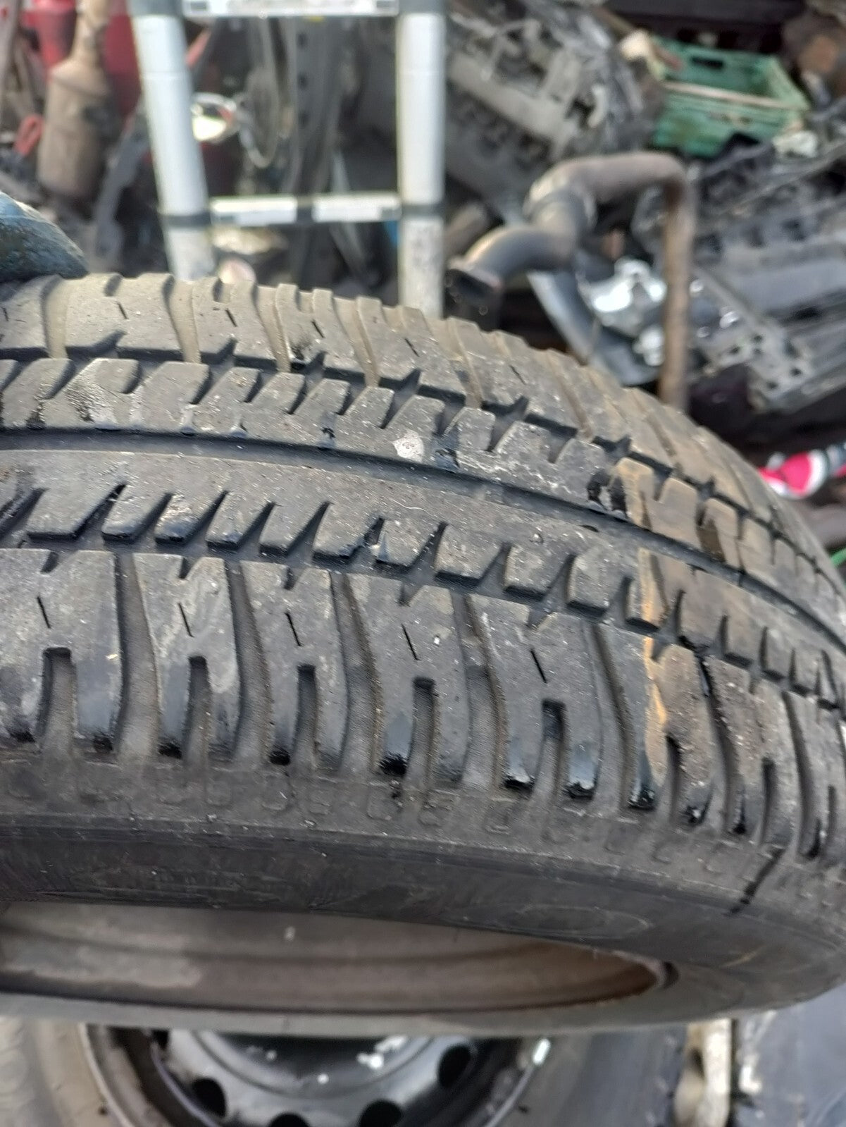 2007 VAUXHALL COMBO C 14 INCH STEEL WHEEL WITH TYRE 175/70R14