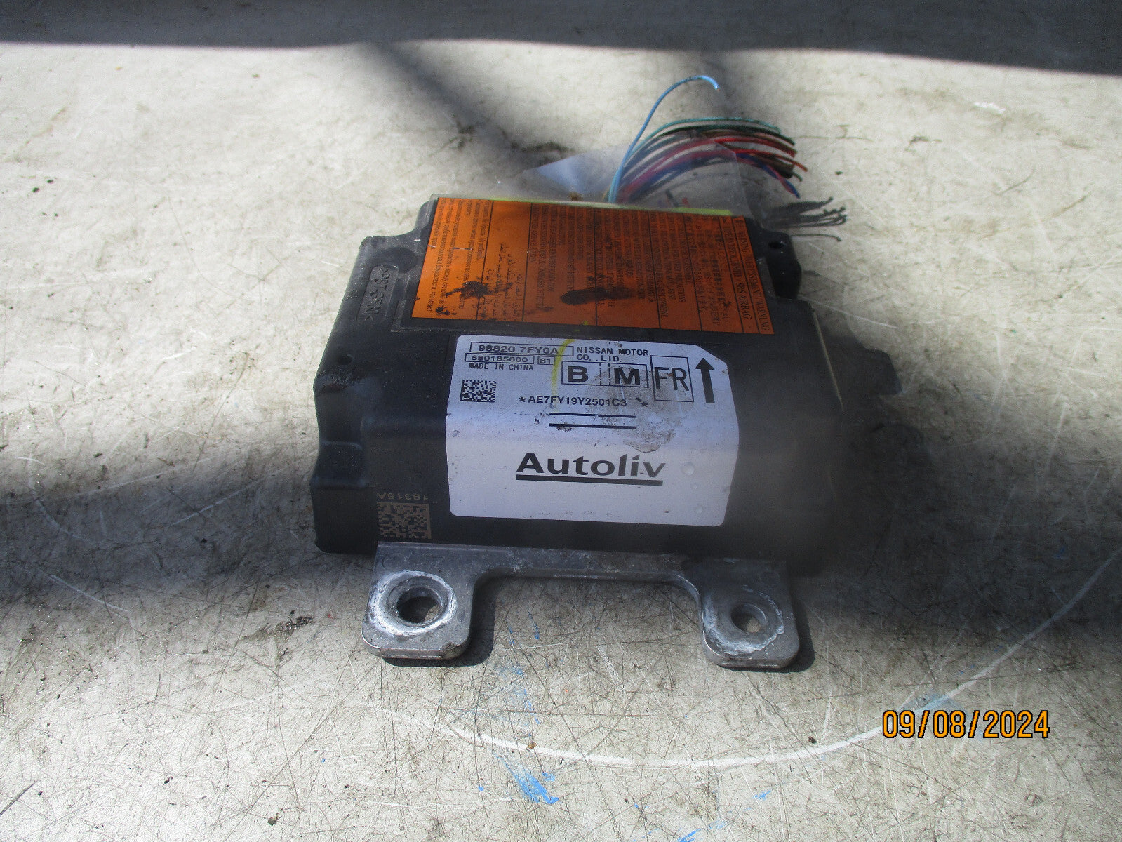 2020 NISSAN X TRAIL 1.3 PETROL AIRBAG CONTROL MODULE  988207FYOA
