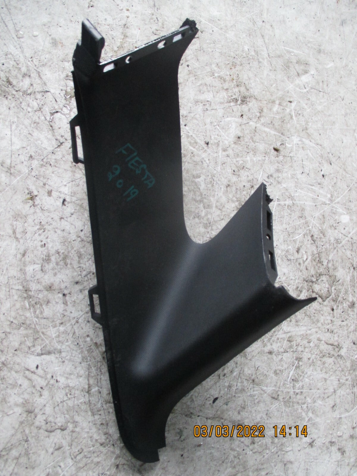 FORD FIESTA 2019 MK8 NSF PASSENGER SIDE FRONT PILLAR TRIM H1BB-A02519-AEW