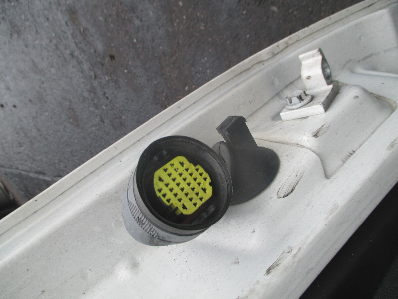 2015 PEUGEOT BIPPER NSF PASSENGER SIDE FRONT DOOR BARE WHITE