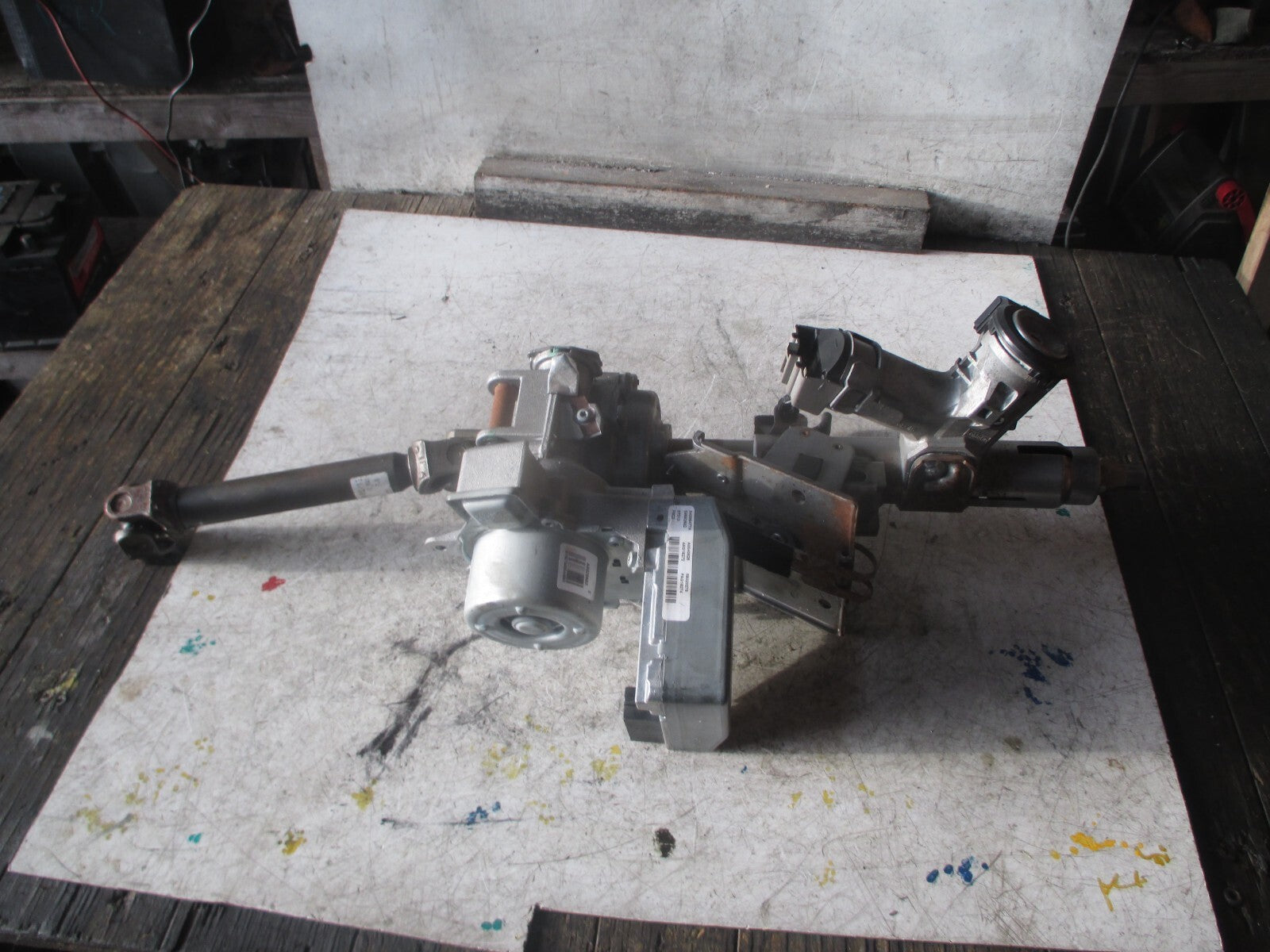 FORD B MAX 2013 STEERING COLUMN AY113C529DK