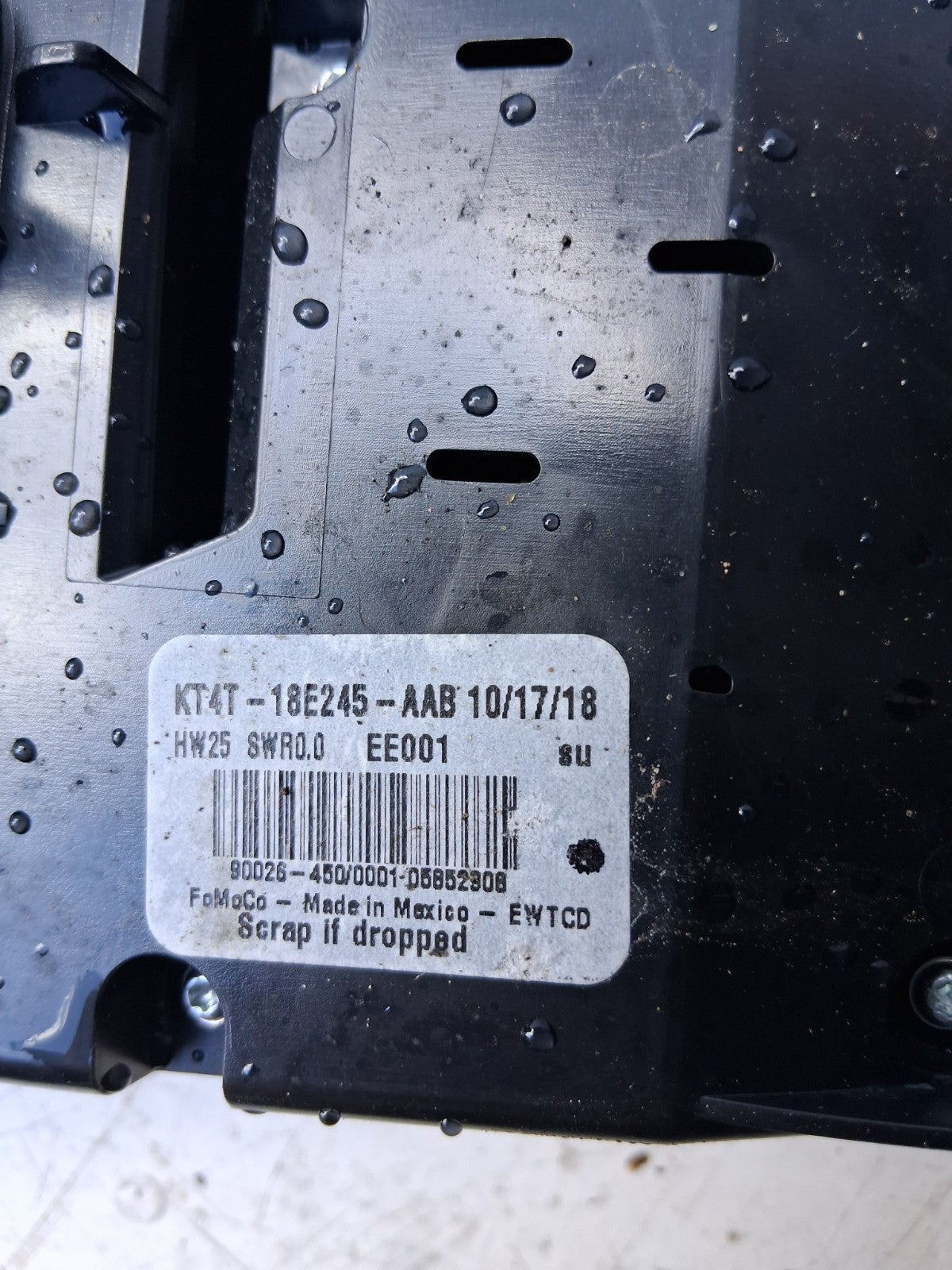 2019 FORD GALAXY MK4 HEATER CONTROL PANEL KT4T18E245AAB