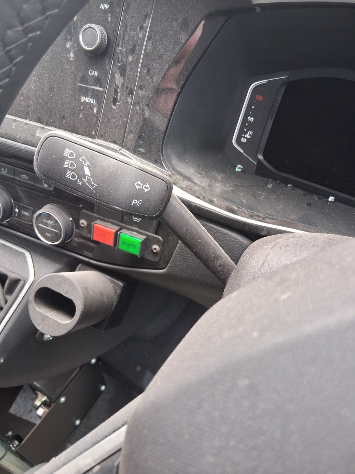 2023 VOLKSWAGEN CARAVELLE T6.1 INDICATOR WIPER COMBINATION SWITCH STALK SQUIB